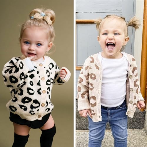 Image of Simplee kids Baby Girl Thin Sweater Solid White Pink Cardigans for Toddler 0-3Years