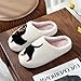 Solutra Hausschuhe Damen Plüsch Winter, Warme Pantoffeln Herren Slippers, Flauschige Weiche Rutschfeste Hauspantoffeln Damen (41/42 EU, Dackel)