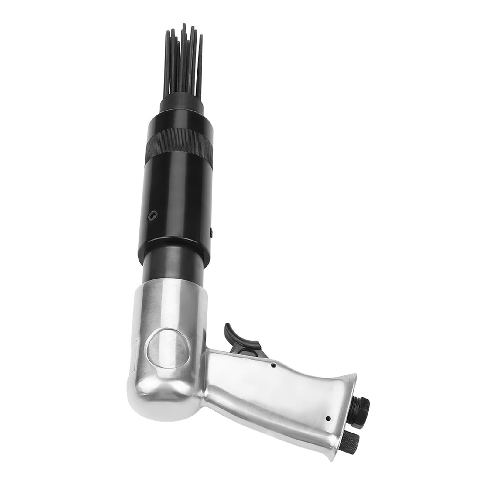 Amrttwy Rust Removal Kit Air Tools, Air Hammer, Slag Removing Tool Pneumatic 19 Needle Scaler Deburring(Rust Removal Kit)
