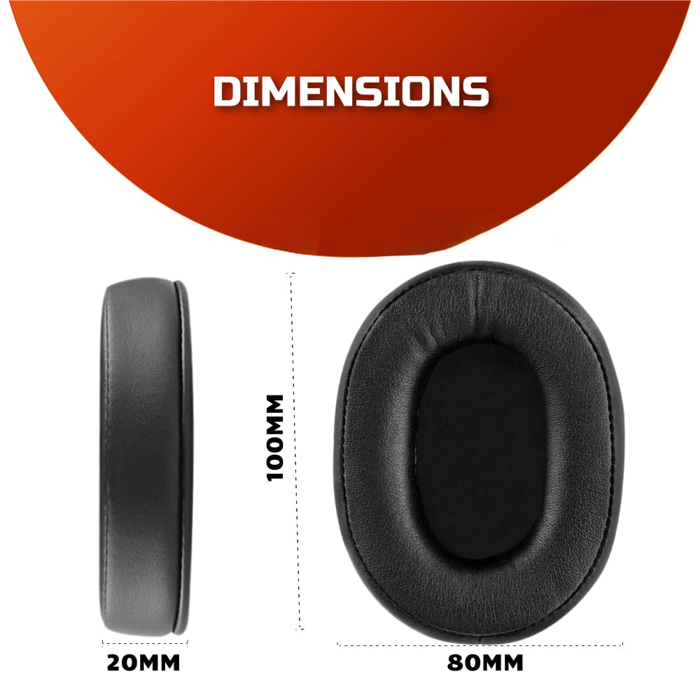 Crysendo Protein Leather Ear Pads - Zeb-Thunder -3