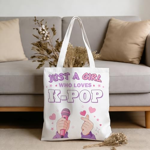 Bolso Tote para fans de música Kpop miniatura 3