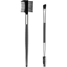 Eyebrow Brush Eyelash Comb and Eyebrow Brush Professional Eye Makeup Tools 2 Pieces Set