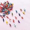 100pcs 1.57" Mini Premade Origami Washi Paper Cranes For Wedding Party Decor & Tea Party Supplies #3