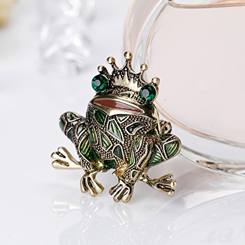 Pu Ran - Spilla in stile vintage in smalto e