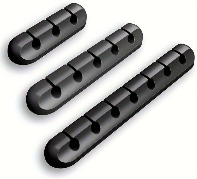 Silicone Self-Adhesive Power Cord, Mouse Cable, Earphone Winding Device, Mobile Phone Charging Cable, Desktop Management Clip, Silicone Desktop Cable Manager