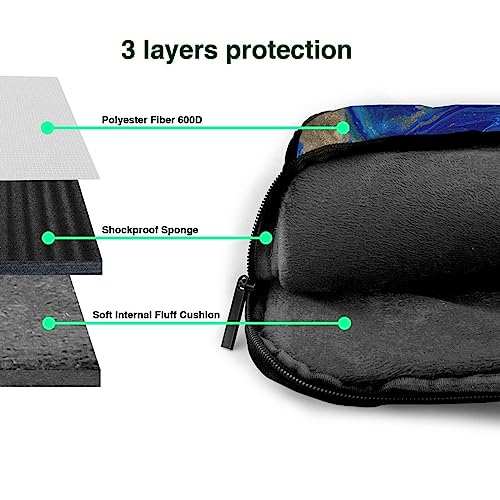 Maletín duradero para computadora de 15.6 pulgadas con textura de mármol 5