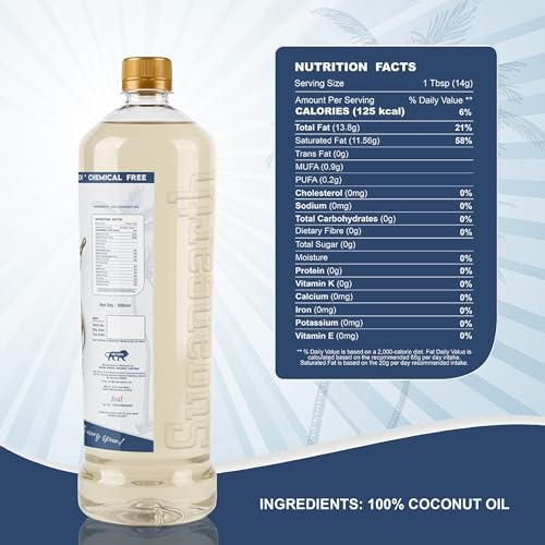 Image of Sugan Earth Cold Pressed Virgin Coconut Oil 900ml | 100% Pure & Natural | Unrefined Kachi Ghani Edible Oil for Cooking, Skin & Hair Nourishment, Baby Care, Oil Pulling| No Chemicals, No Preservatives | Organic Oil