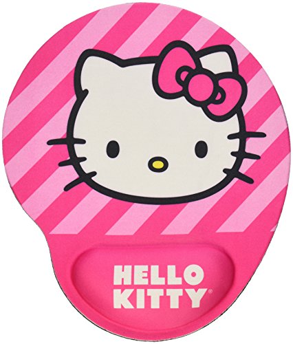 Hello Kitty Mouse Pad with MF Wrist Rest, Pink (74709A-PNK)