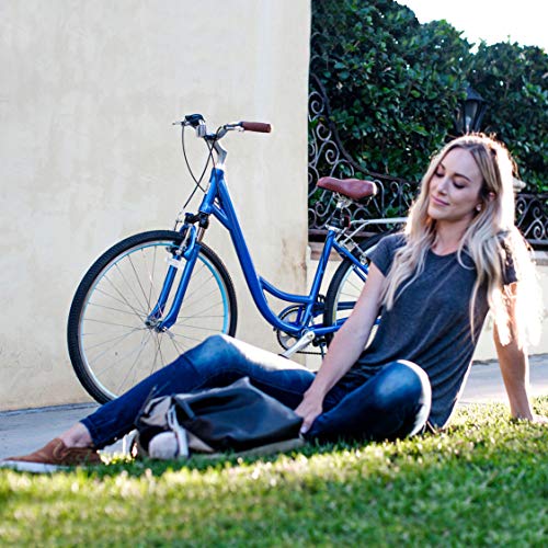 sixthreezero Body Ease Women\'s 7-Speed Comfort Road Bicycle, Navy Blue 26\" Wheels/ 17\" Frame
