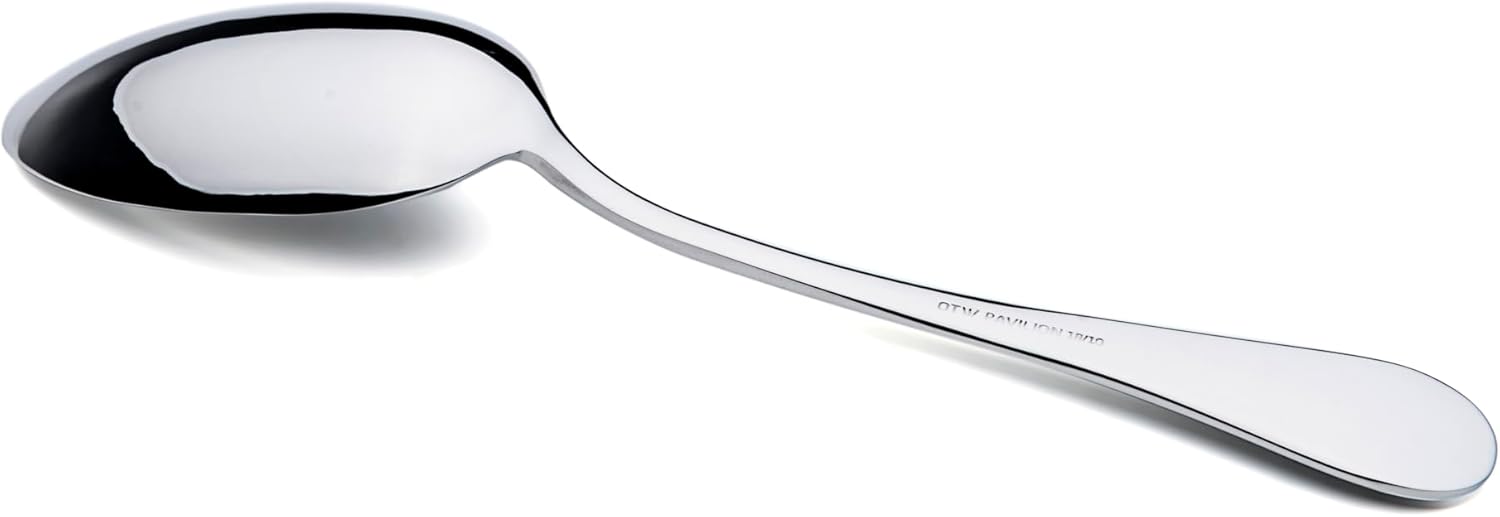 6-Piece 18/10 stainless steel Dessert Spoon, 7 inches,flatware tableware Mirror Finish,Dishwasher Safe