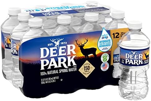 Deer Park Natural Spring Water, 12 oz (12 Pack)