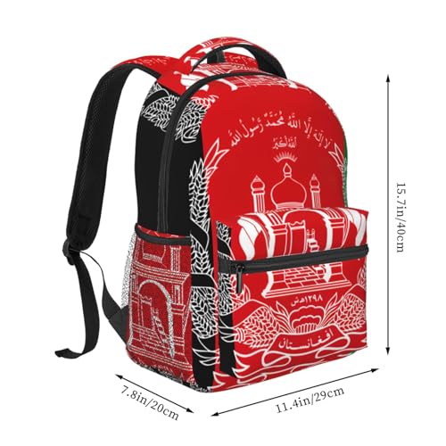 Mochila clásica estampada cómoda para evitar dolores de espalda en viaje 2