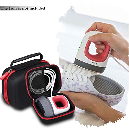 Aproca Case Compatible with Cricut EasyPress Mini Heat Press, Storage Portable Bag for Machine and Accessories -Black with Red Zipper (Case Only) by Aproca - Image 7