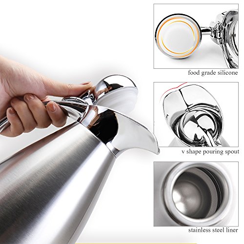 Bonnoces B2LC-STAINLESS STEEL 68 Oz Stainless Steel Thermal Carafe thumb #2