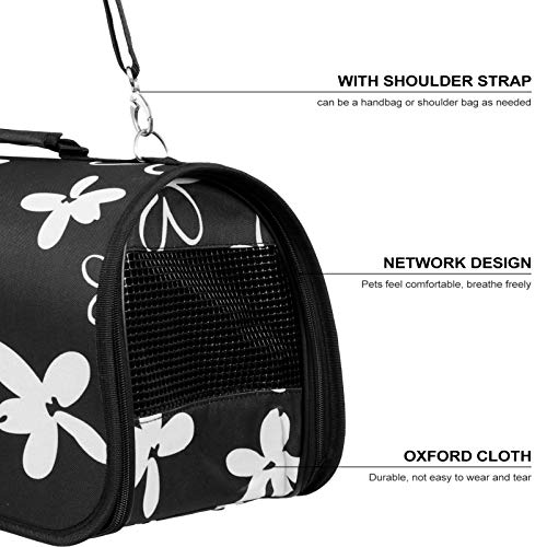 Balacoo Bolsa para transporte de animais de estimação, portátil, para gatos, mochila ajustável para