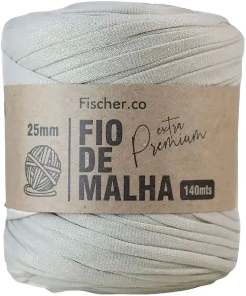 Fio de Malha Extra Premium Fischer 25mm x Rolo com 140m (48 AREIA)