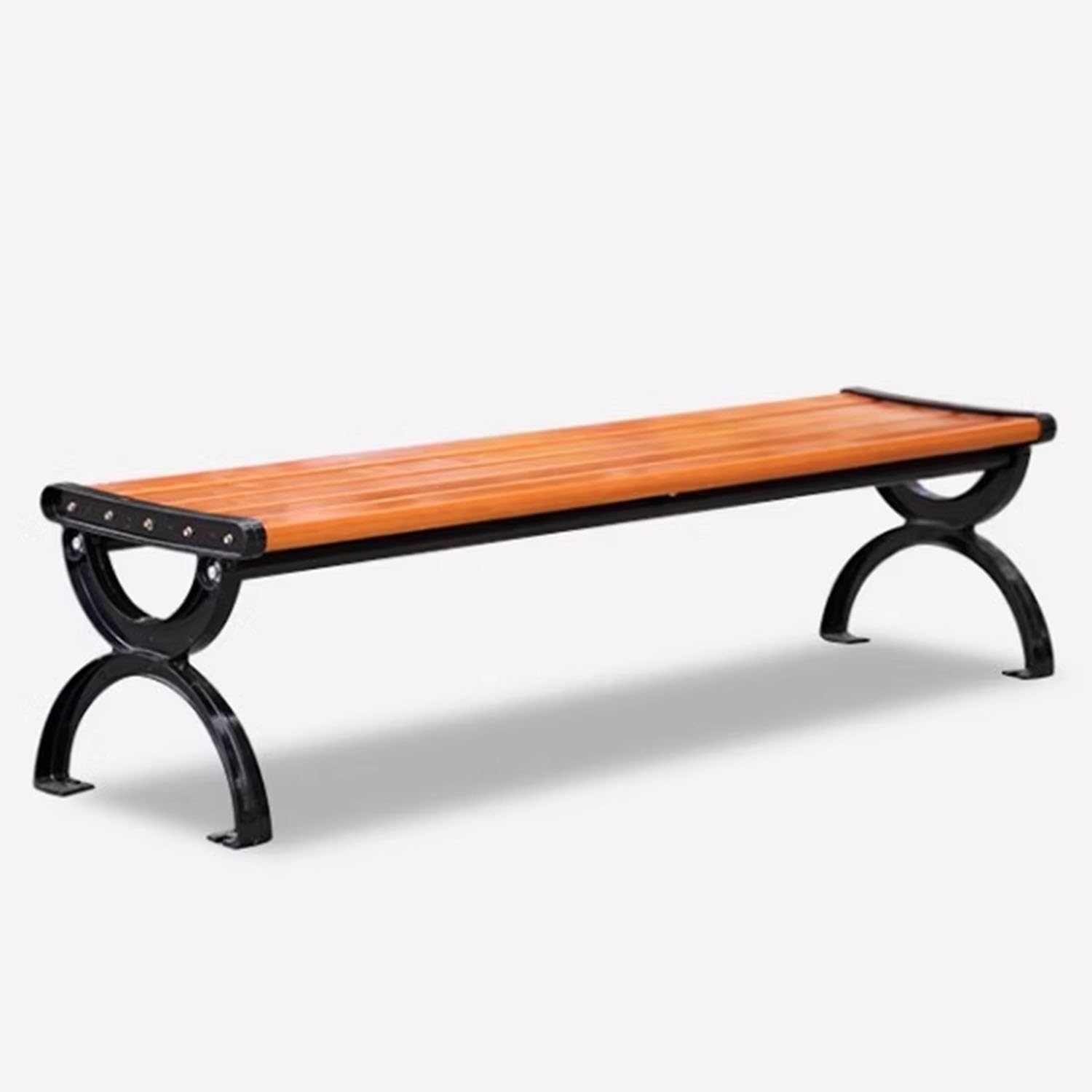 Outdoor Garden Bench Patio Park Bench 47in 59 in 2-Person Wooden Bench for Yard Front Porch Path Yard Lawn Decor Deck Furniture(120cm/47in)