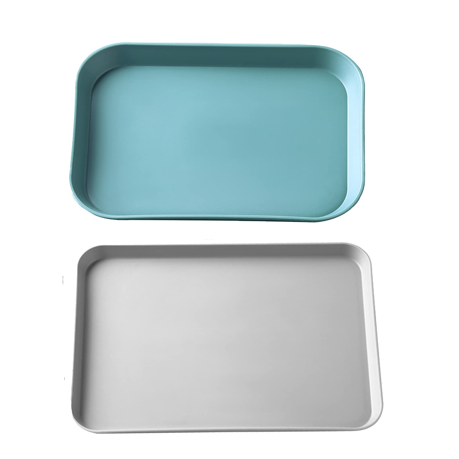 Buy 2pack Plastic Serving Tray, Serving PlatterMakeup Drawer Organizer