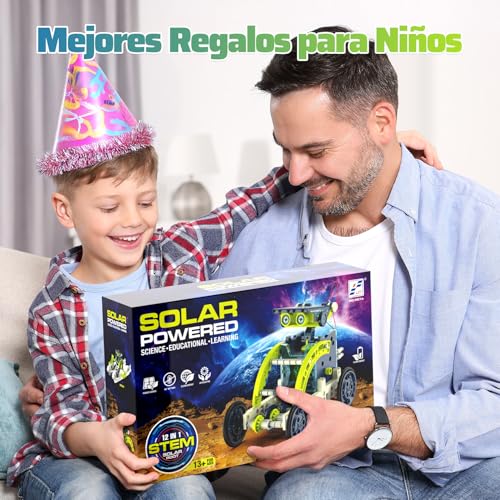 Hot Bee Robot Solar Educativo, Juguete y Kit de Robótica para Niños 9-12 Años, Regalo y Juego Creativo para Niños y Niñas