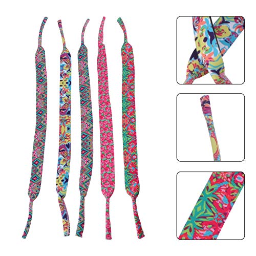 Amosfun Pulseira de Retenção de Fio Elástico de Neoprene para Óculos Esportivos E Porta-Óculos de So