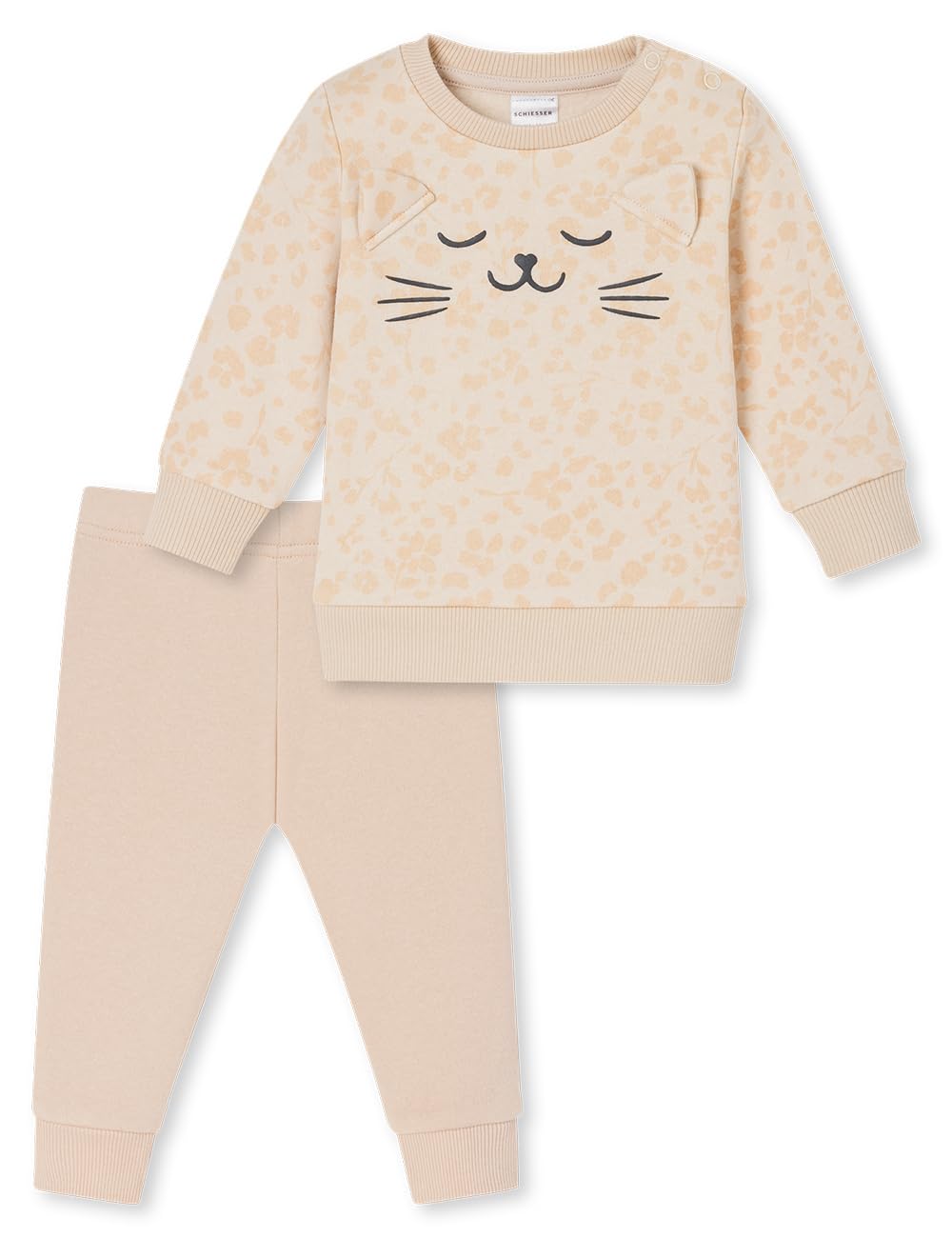 Schiesser Baby Mädchen Langer Schlafanzug Zweiteiler - 183248