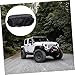 PRETYZOOM Heavy Duty Car Winch Cover Oxford Electric Winch Protector with Breathable Design and Elastic Edge for SUV Outdoor Protection