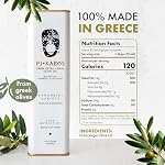 2018 GOLD Medal Winner PJ KABOS 16.9Floz Greek Extra Virgin Olive Oil | 100% FRESH olive oil born in Ancient Olympia vicinity | From Greece | KORONEIKI Variety |