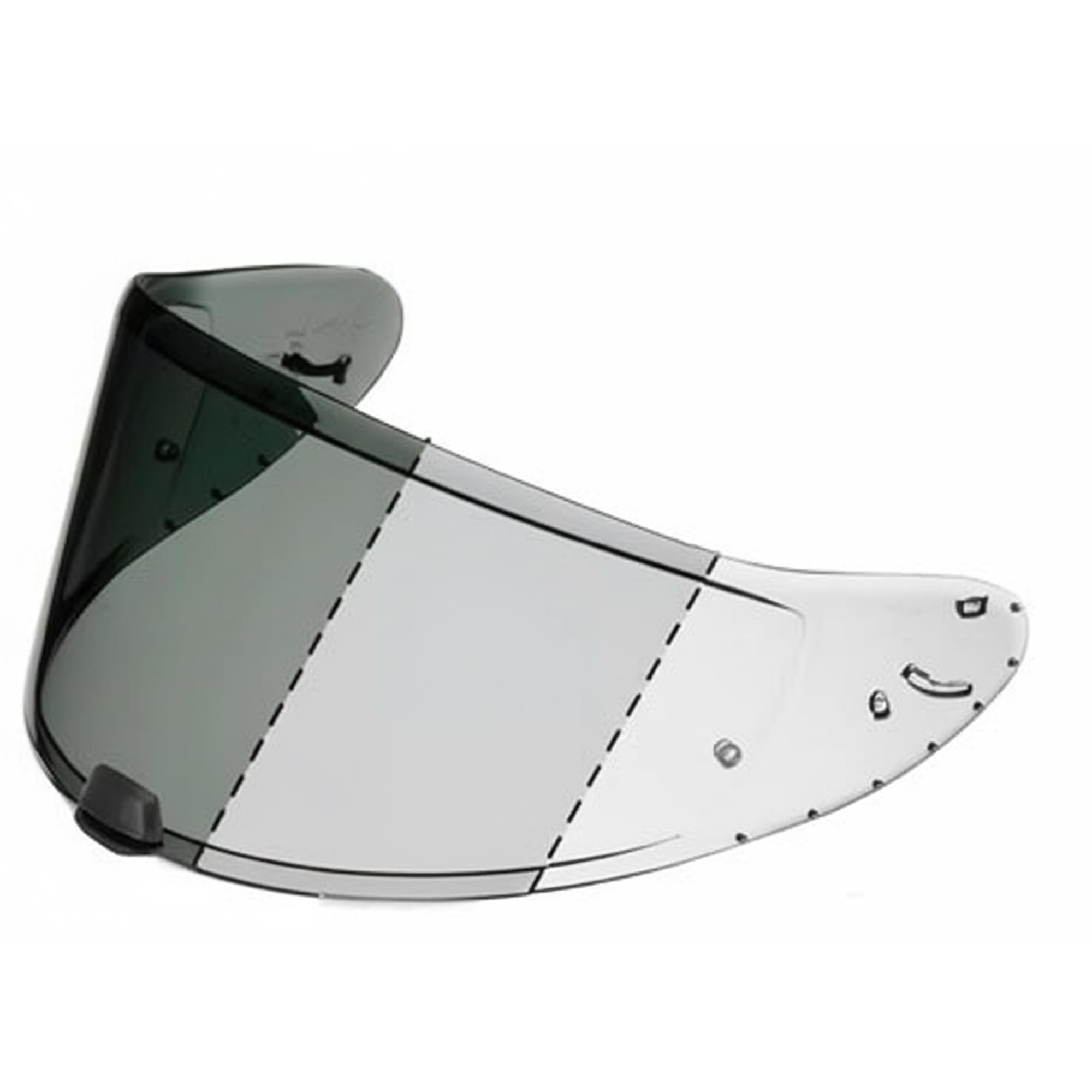 1x HJ-31 Helmet Visor For I70/I10 Motorcycle Helmet Shield - View #4