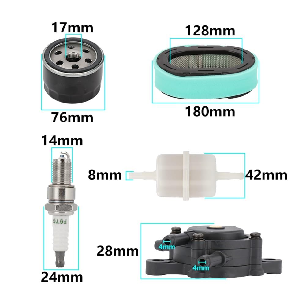 Kit de Aceite Compatible con Motosierra Serie 7000 KT 32 083 09-S 12 050 01-S, Repuesto for cortacésped, Herramientas de jardín