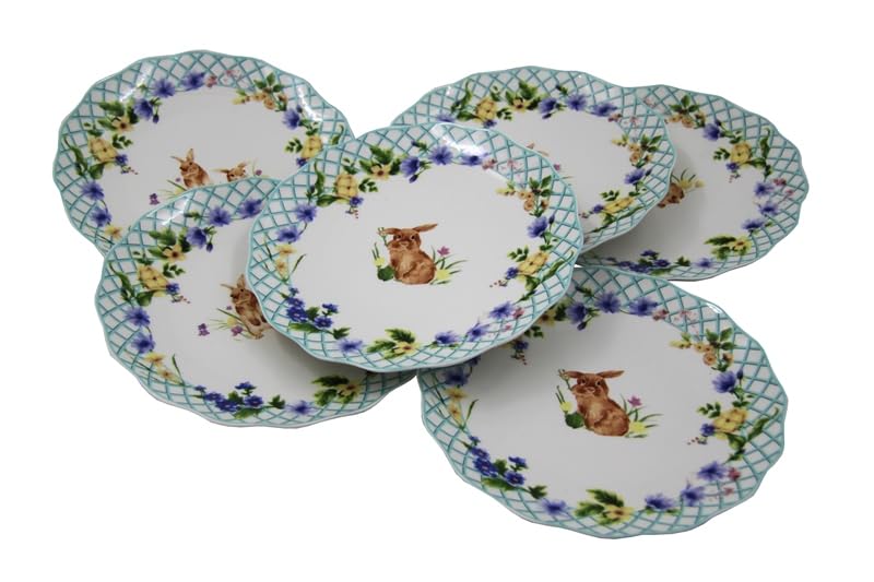 THE ROYAL FAMILY PIATTINI DOLCE SET DA 6PZ SPRING EASTER