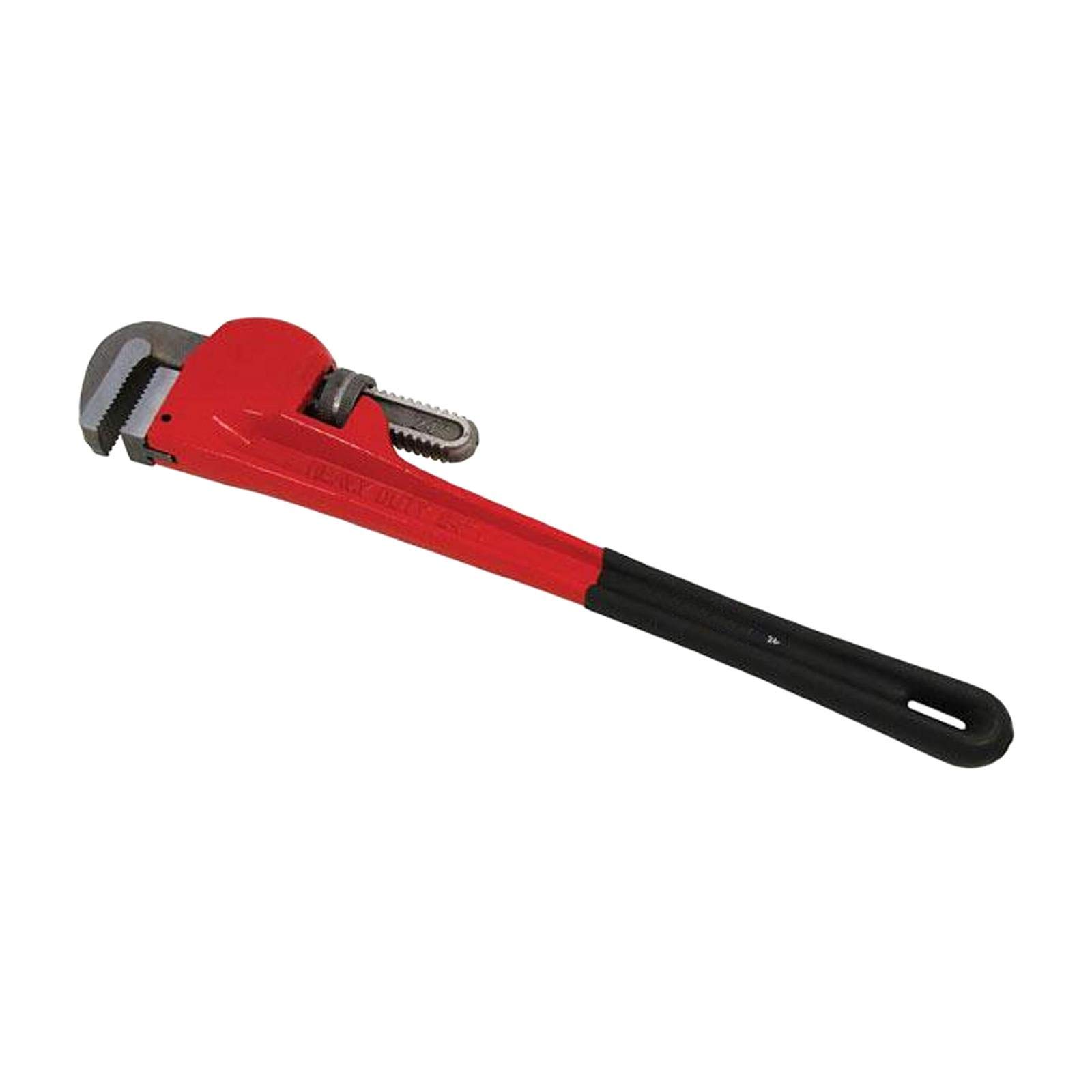Dapetz ® Pipe Wrench 600mm, 24" Straight Pipe Wrench Heavy Duty Plumbing Wrench Pipe Spanner Stillson Adjustable Pipe Wrench Soft Grip Handle