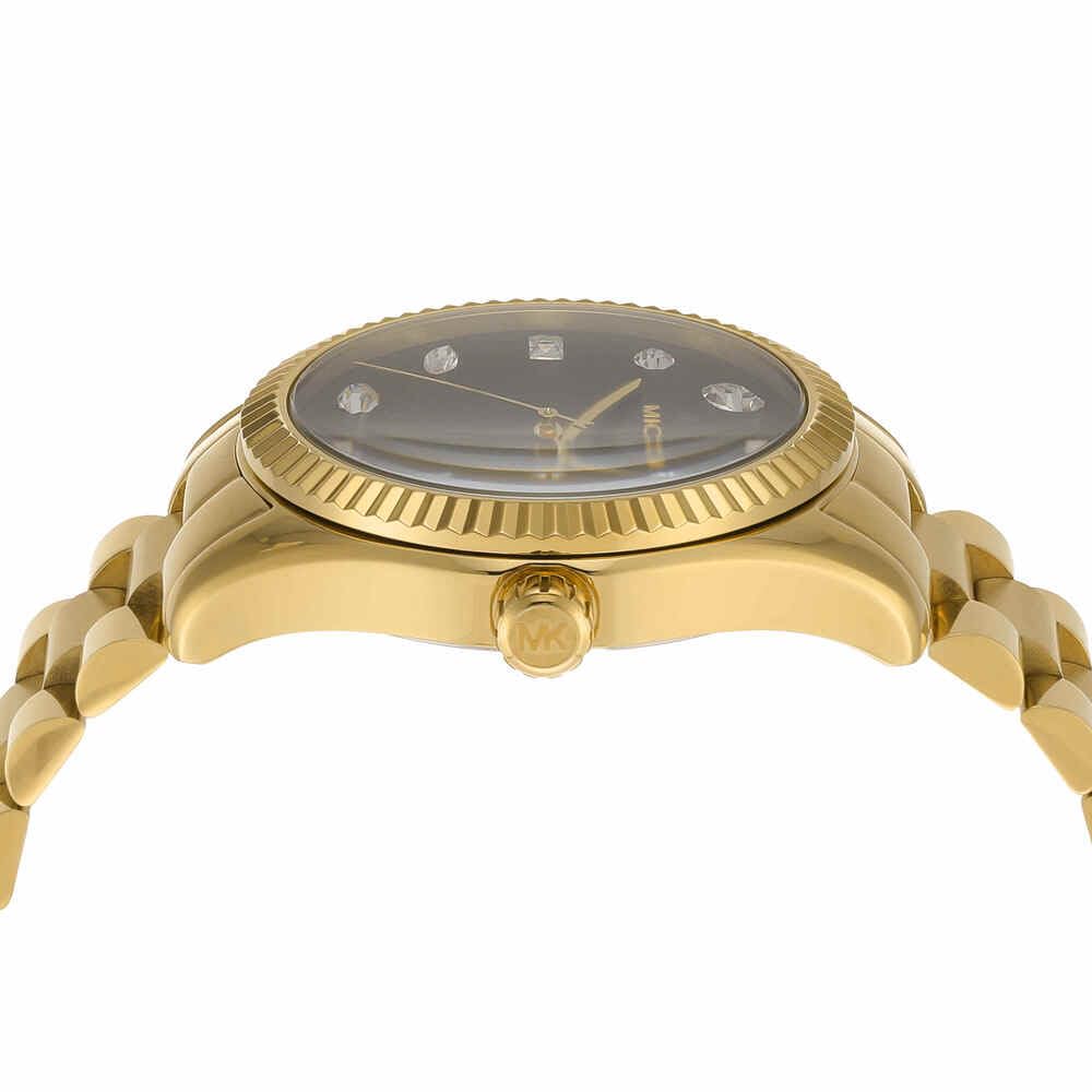 Michael Kors Reloj Lexington para Mujer, Movimiento de Cuarzo de Tres Agujas de 38 mm con Correa de Acero Inoxidable o Piel