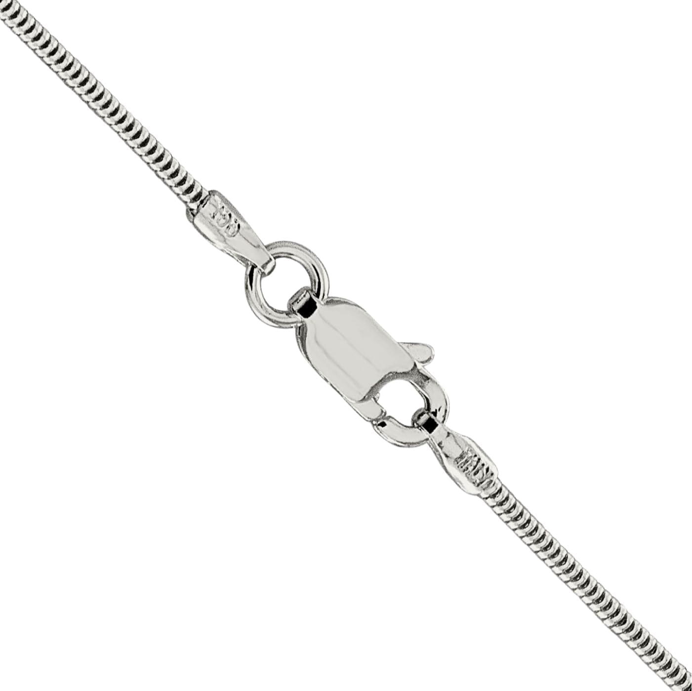 IceCarats 925 Sterling Silver Round 1.5mm Thin Snake Chain Necklace Polished