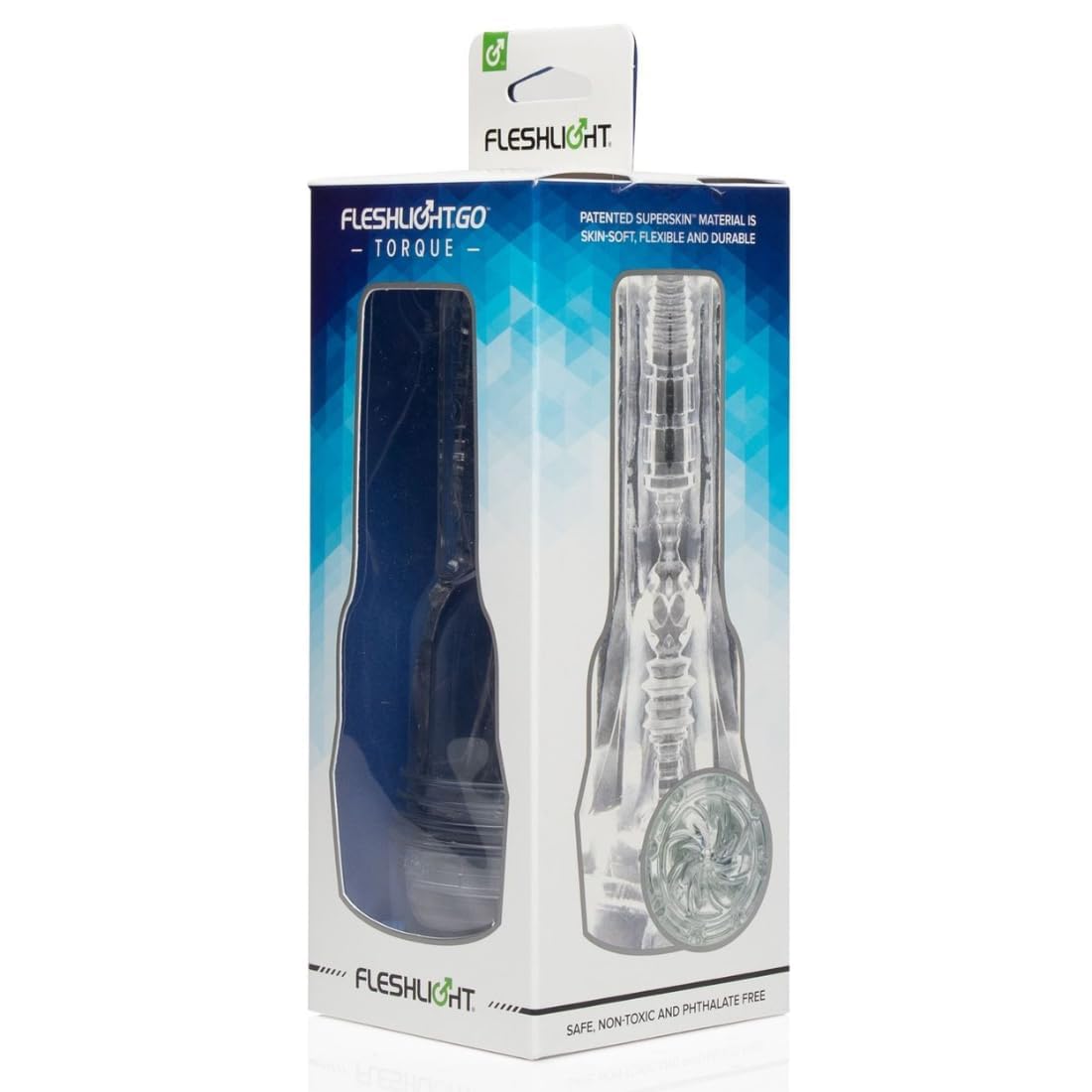 Fleshlight Go | Torque | Clear Male Sex Toy: 1 Count (Pack of 1)