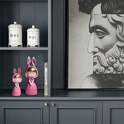 Kantoorambachten Luxe schattige moderne meisje hars beeldjes decoratie woninginrichting kamer meisje ambachten Home… - Afbeelding 4