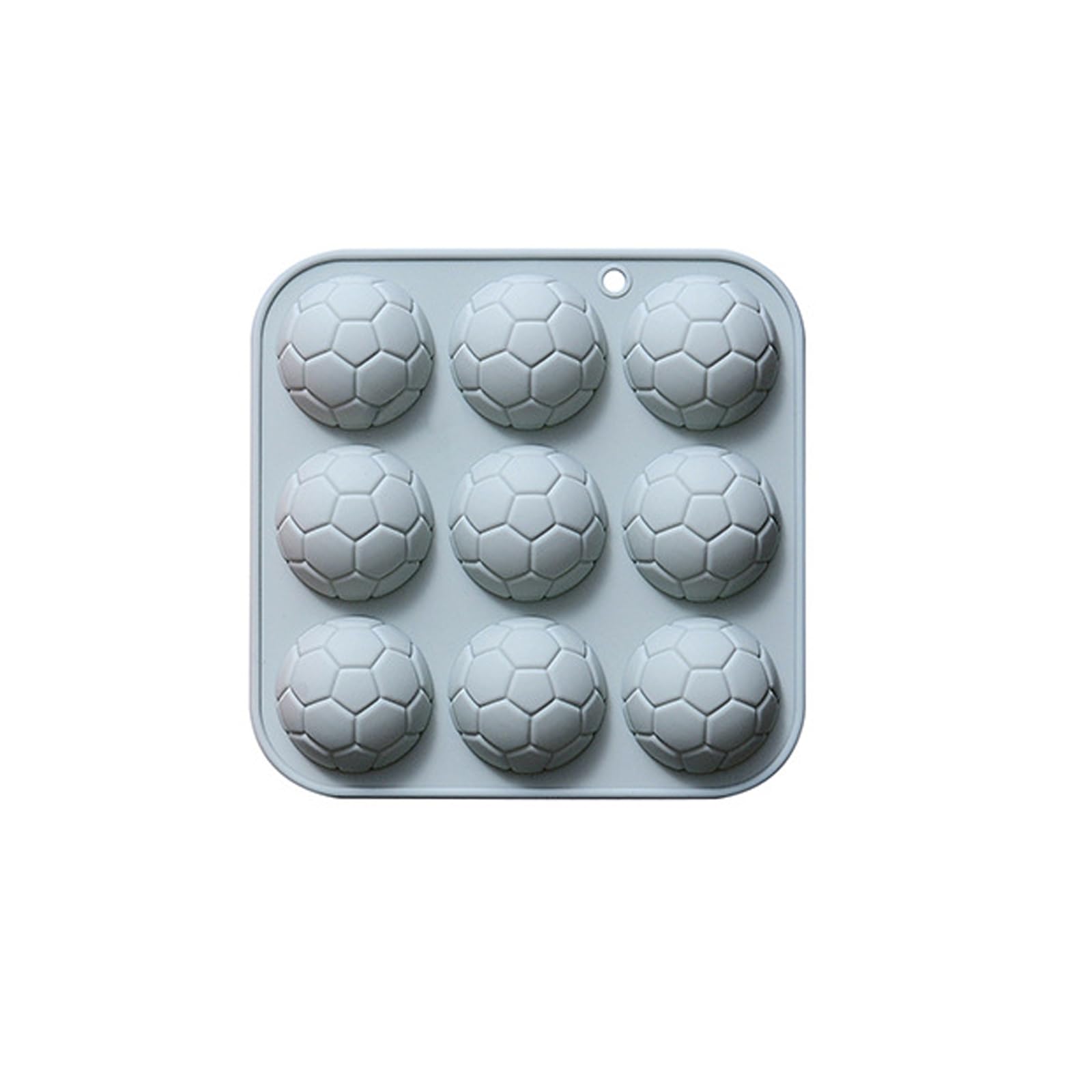 ATRYG Food Grade Silicone 9 Cavity Football Shape Baking Chocolate Mold for Easy Releases and Multipurpose Use in Kitchen