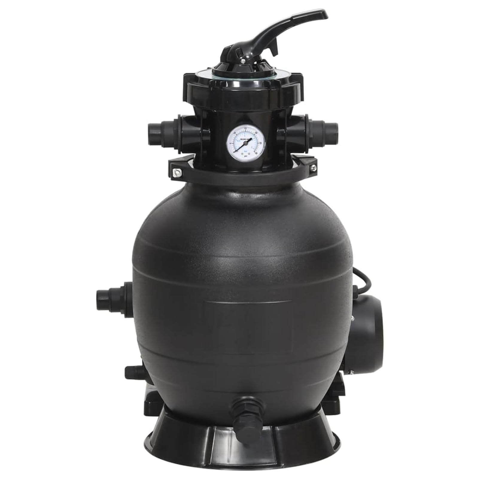 Gecheer Filtro a Sabbia per Piscina con Prefiltro Rimovibile, Pompa Integrata 400 W, Diametro 30 cm, Acciaio PE ABS, Flusso 7 m³/h, Adatto per Piscine Fuori Terra