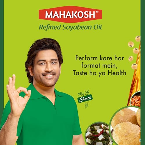Image of Mahakosh Refined Soyabean Oil 770 /750 G Pouch (Weight May Vary)