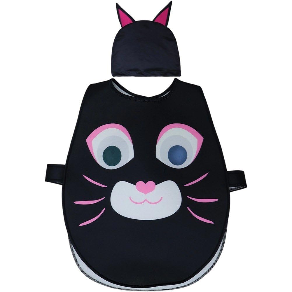 Kostium ze zwierzętami z kreskówek, unisex i kot, kostium cosplay, kombinezon E, zestaw ubrań i czapka dla dzieci