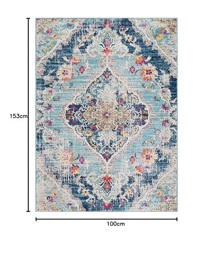 Alfombra tradicional Livabliss Romy rectangular de 100x153cm para dormitorio 3
