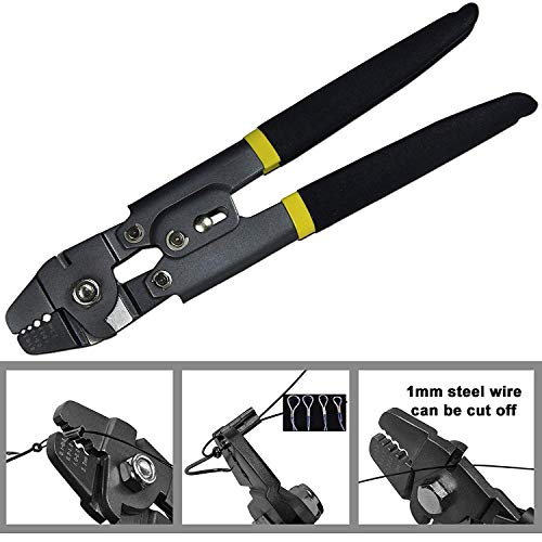 Fishing Crimping Pliers Heavy Duty Stainless Steel Wire Rope Crimping Tool Fishing Tackle
