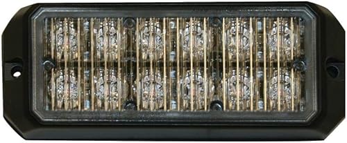 Miniatura 3 de Buyers Products 8891702 - Luz estroboscópica de 12 LED, ámbartransparente