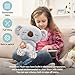 rytopt Breathing Stuffed Animal, No Breathing Movement in Its Abdomen, Koala Stuffed Animal, 4 Gear Adjustment, Volume Control, with Music & Lights ﻿