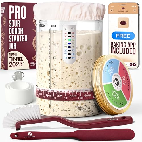 Superbaking 34oz Sourdough Starter Kit