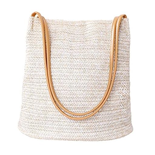 Bolso de Paja Mujeres al Aire Libre Playa Mano Hechas Bolsa de Playa Totes Estilo boho Summer Beach Purse para Viajar Fecha Vacaciones y Uso Diario Beige | Ya disponible en tu tienda friki favorita! En mundofriki.es! Bolso de Paja Mujeres al Aire Libre Playa Mano Hechas Bolsa de Playa Totes Estilo boho Summer Beach Purse para Viajar Fecha Vacaciones y Uso Diario Beige | Ya disponible en tu tienda friki favorita! En mundofriki.es!