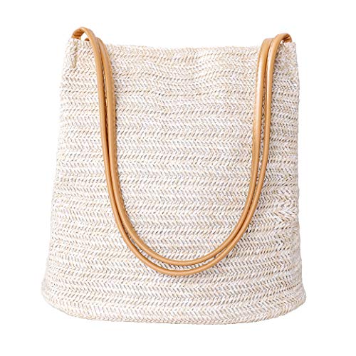 Bolso de Paja Mujeres al Aire Libre Playa Mano Hechas Bolsa de Playa Totes Estilo boho Summer Beach...