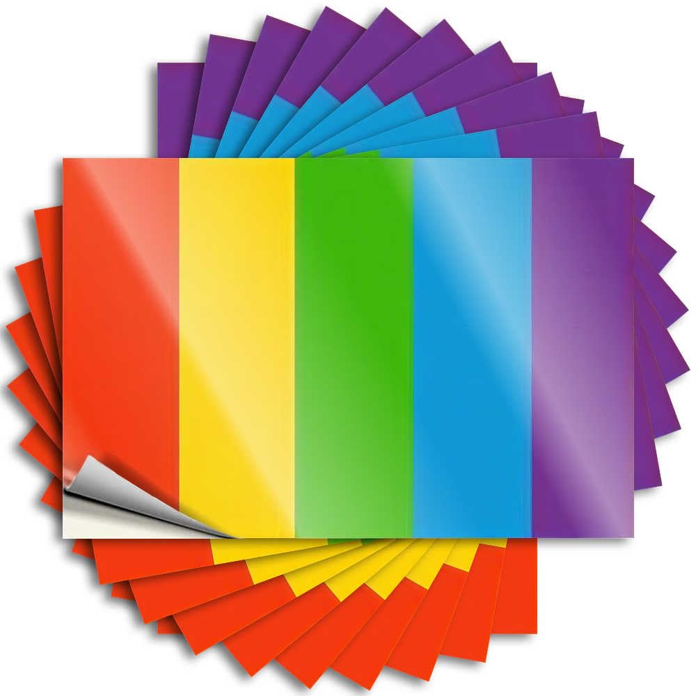Tattoo Window Winter Rainbow Stripes: A Colorful Palette for Farmers - Funny House Decor Easy Peel Removable(8X12CM)