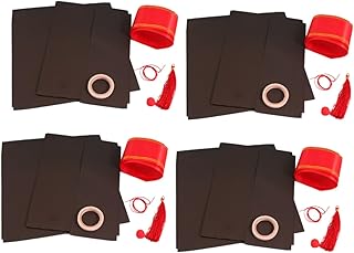 Hohopeti 4 Peças Kits De Enfeite Kits De Artesanato De Papel Para Crianças Chapéu De Formatura Material DIY Toppers De Garrafa De Formatura Faça Seu De Formatura Artesanato De Jardim