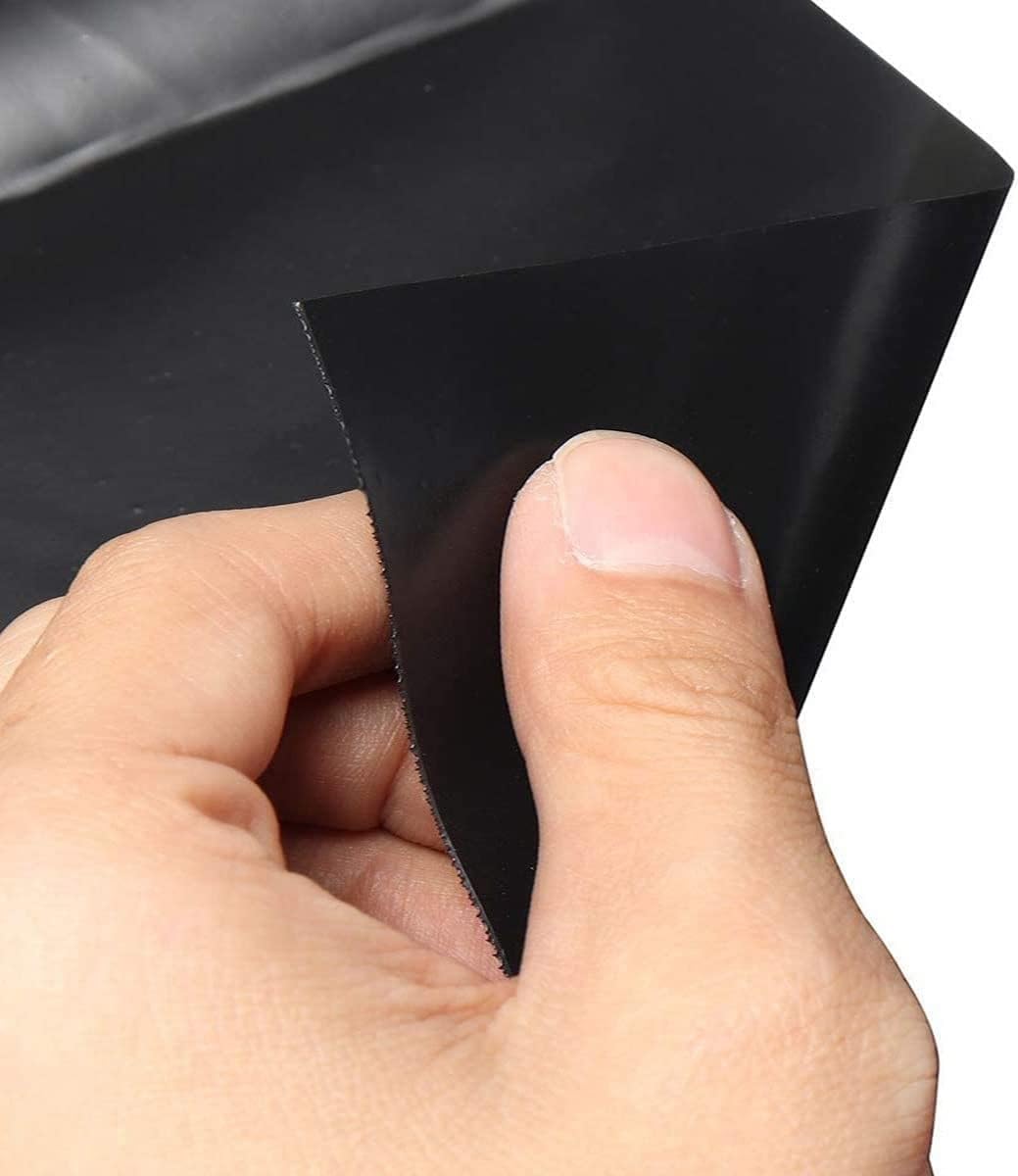 Pond Tarpaulin Liner Black HDPE Garden Fish Pond Waterproof Film Flexible and Tear-Resistant for Outdoor Fountain Artificial Lake Water Landscaping (Size : 7x9m)