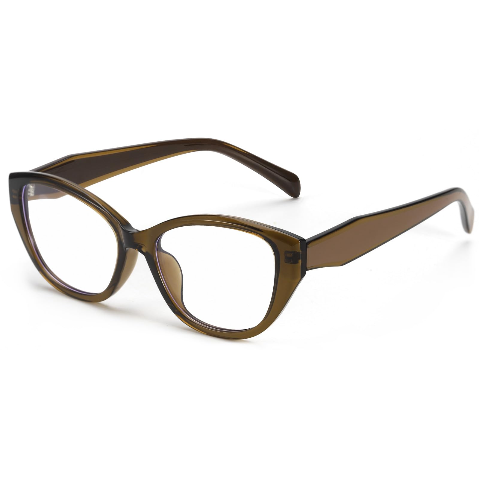 SODQW Trendy Blue Light Blocking Glasses for Women Square Frame Reduce Eyestrain Computer Glasses